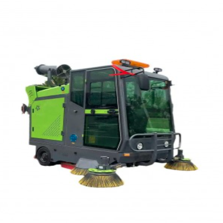 Ride-on sweeper elektrik